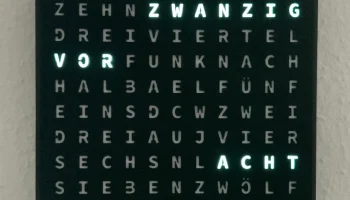 Задняя панель для WordClock 1