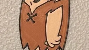 Многоцветный магнит Barney Rubble