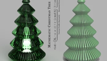 Математическая рождественская елка - светодиодная чайная... 6