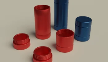 Скрытый контейнер с резьбой
