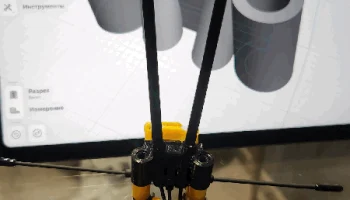 Крепление для двойной антенны Speedybee master 5 v2 1