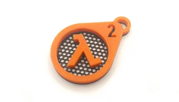 Брелок для ключей Half Life 2 - печать из нескольких частей