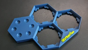 Hextraction Tile / Ball Holder (скрытые магниты Remix)......