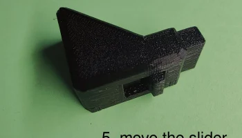 Оригинальный корпус Prusa - защелка с замком-слайдером 5