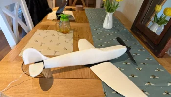 LW-PLA Самолет с резиновой лентой в стиле Spitfire 3