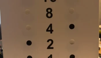 Двоичные часы Механические 1
