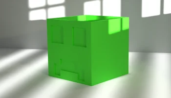 Ваза Creeperhead Minecraft 2