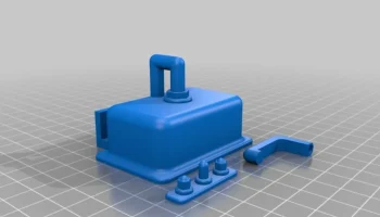 Prusa "MK2 MK3" Контейнер для SD-карты для кухонной мойки. 4