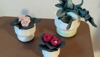 Совместимый горшок для растений размером с куколку
