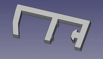 Крепление для светильника под шкафом Ender 3 V2 Neo/S1/C...