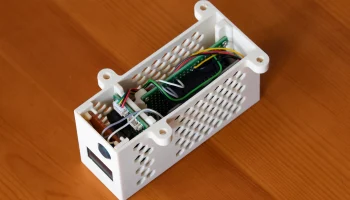 Чехол для сканера штрих-кода ESP32 - крепление под шкафом 5