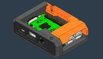 Raspberry Pi 3 B + корпус + накидка расширения GPIO