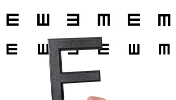 Домашний тест на детей - Большое письмо E