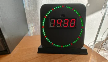 Корпус для вращающихся светодиодных часов DS1302