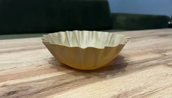 Миска из волнистой ткани
