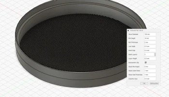 Генератор штабелируемых сит для Fusion 360 (например, из...