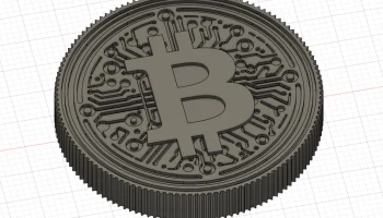 Биткойн-магнит 40 мм (магнит 6х3 мм или 12х3 мм)...... 2