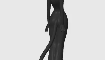 фигурка девушки-кошки 5 1