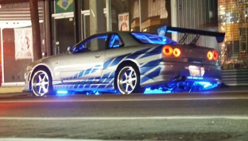 RC Drift Wheel масштаб 1:10 Skyline R34 Fast&Furious2 6