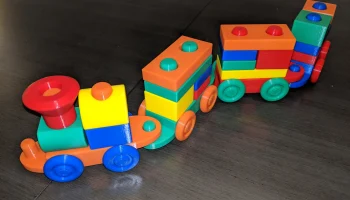 Stacking Block Toy Train MK3