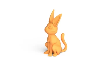 Большой ушастый кот