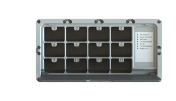 Модуль MMSS 2x4 - Карман с крышкой для болтов и магнитов...