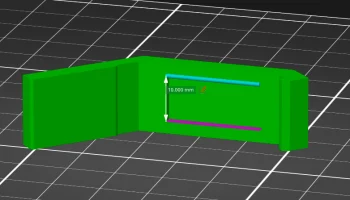 Верхняя крышка Prusa CORE One 20x10x2 мм с магнитным зажи...