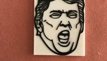 Магнит на холодильник с Дональдом Трампом......