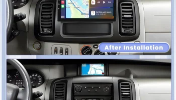 Установка радио Android renault trafic 5