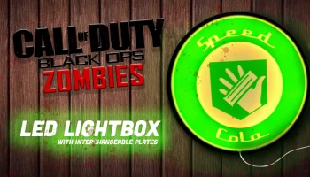 Световой короб/настенное искусство Call of Duty Zombies ... Световой короб/настенное искусство Call of Duty Zombies ...