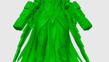 Футуристический ангел-воин 1