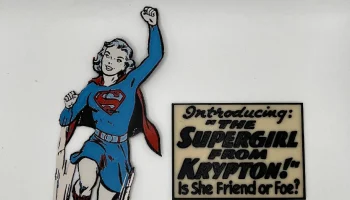 Магнитный знак на холодильник Supergirl HueForge...