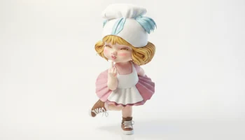 Фигурка девушки FU, женский персонаж, 3D-печать