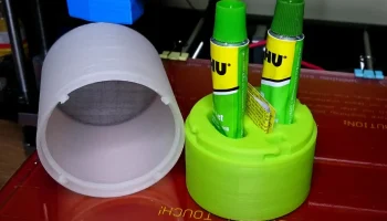 Подставка/контейнер из эпоксидной смолы с крышкой (для ту...