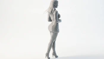 Женская фигурка "Красивое платье" для 3D-печати...... 3