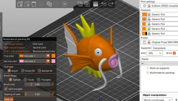 Модель Magikarp от 3Dprint1UPu для MMU 1