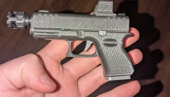 насадки для ствола для брелка Glock Fidget - 3D-печатная... 1