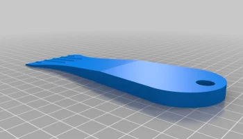 Скребок диаметром 50 мм для 3D-печати или чистки кухни