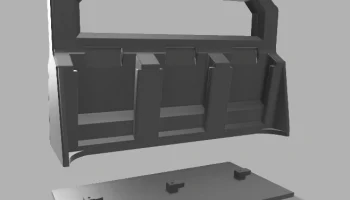 Держатель аккумулятора Makita 3x и настенное крепление
