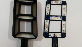 семисегментные светодиодные часы (ESP8266 + WS2812b) 4