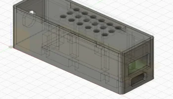 Чехол-кнопка для модуля понижения заряда QC USB A&C