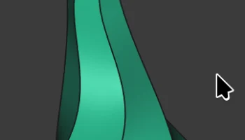 Ваза Шестиугольник Изогнутая 1