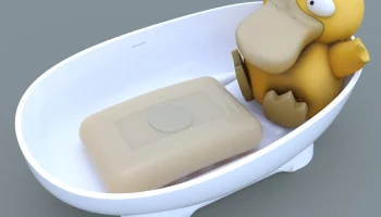 ℗054 Мыльница Psyduck 3D модель