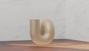 Гладкая ваза