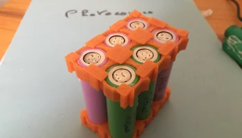 18650 2x3 3S2P Держатель литий-ионного аккумулятора 1