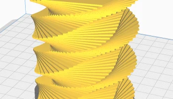 Спиральная ваза DI3D Project 1