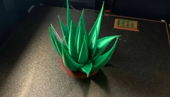 Настольное растение в горшке (полностью напечатано на 3D... 6