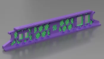 Задние юбки с шестигранной сеткой Voron V2.4, 350 мм, вп... Задние юбки с шестигранной сеткой Voron V2.4, 350 мм, вп...
