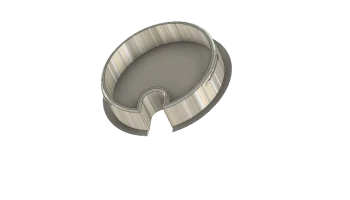 Kitchen unit cable blanks 2