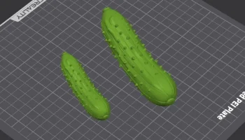 Огурец - реалистичная 3D-модель